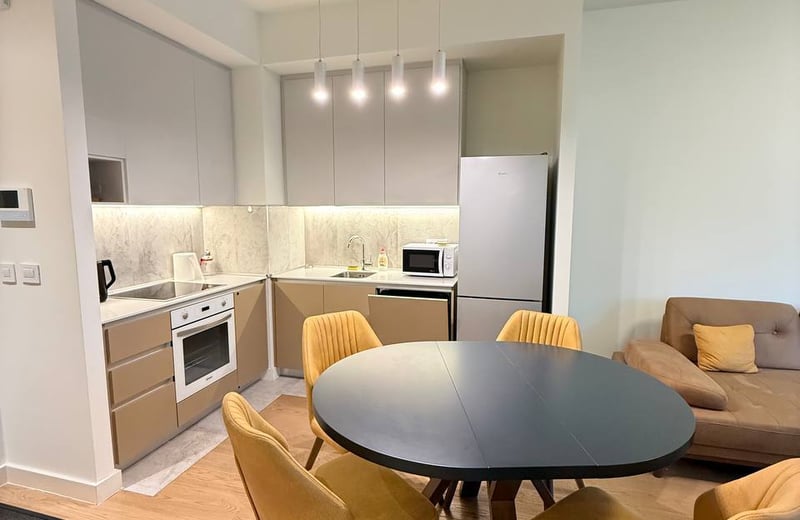 Langzeitmiete einer 2-Zimmer-Wohnung, 55 m², Wohnanlage BW Scala, Belgrad, Serbien